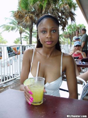 Lovely ebony in a hot photo