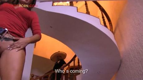 Awesome double penetration threesome movie with stunning latina mature