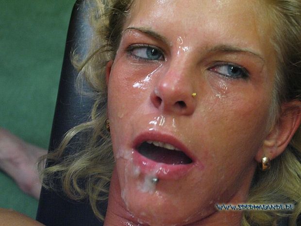 Amazing semen glazed female ejaculation pic