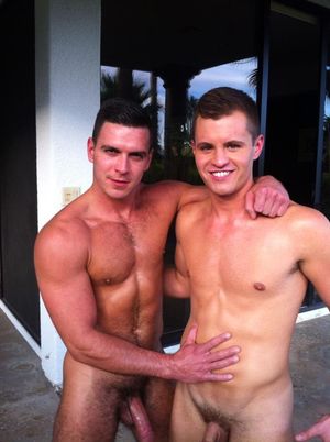 gay pornstar Paddy O'Brian and Joey Cooper (@JoeyCooperXXX)!