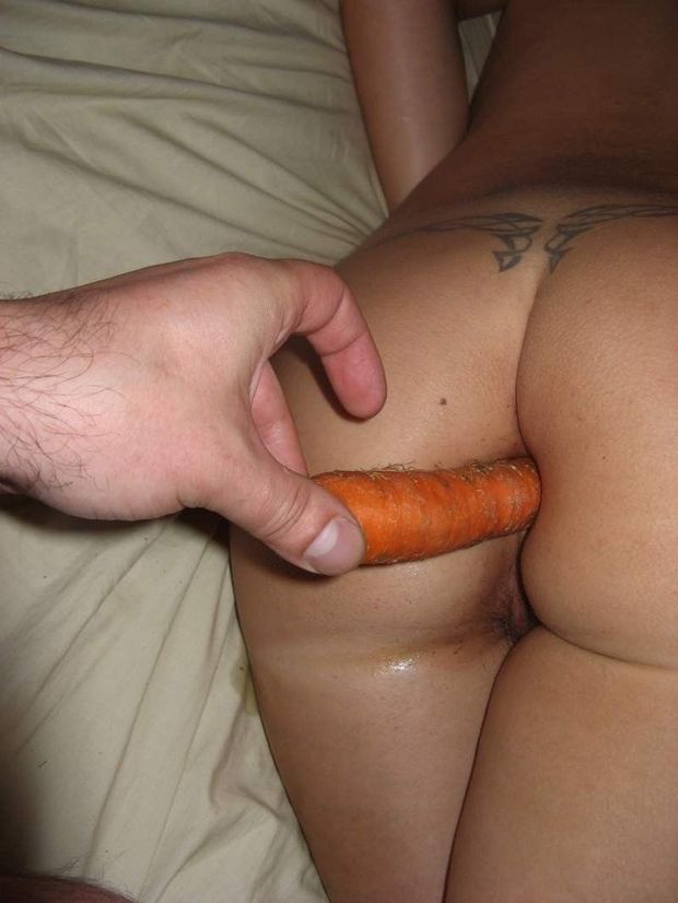 a carrot in your ass will stop the itching