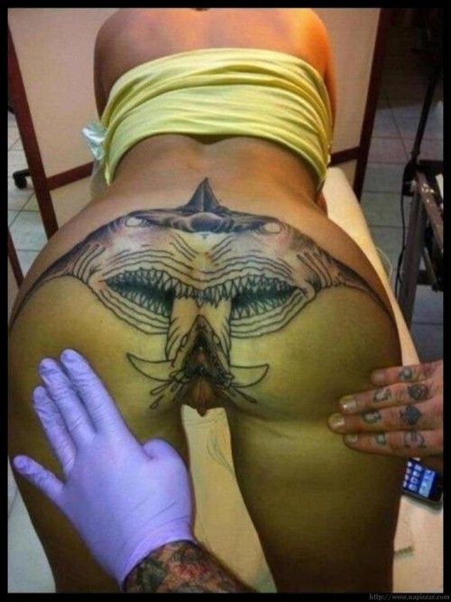 Fabulous ass in this incredible funny pussy photo