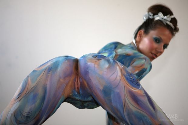 body paint pussy