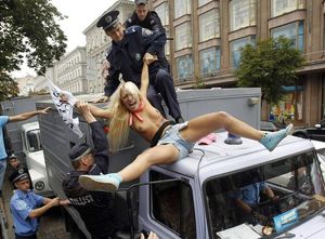 Amazing photo with a beautiful blonde