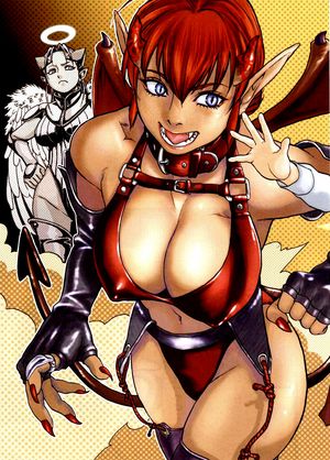 Lovely big tits in a hot anime porn photo