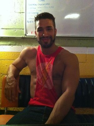 gay pornstar Trey Turner (real name: Luis Mendez)