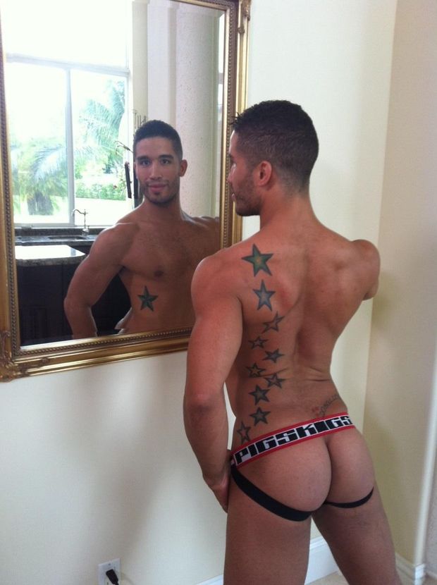gay pornstar Trey Turner (real name: Luis Mendez)
