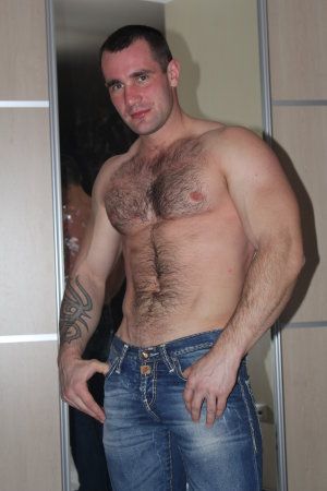 Incredible picture with hot gay hairy