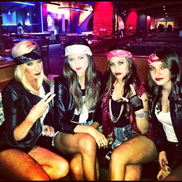 Amazing Group of Biker Sluts