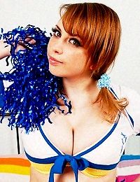 Busty Cheerleader