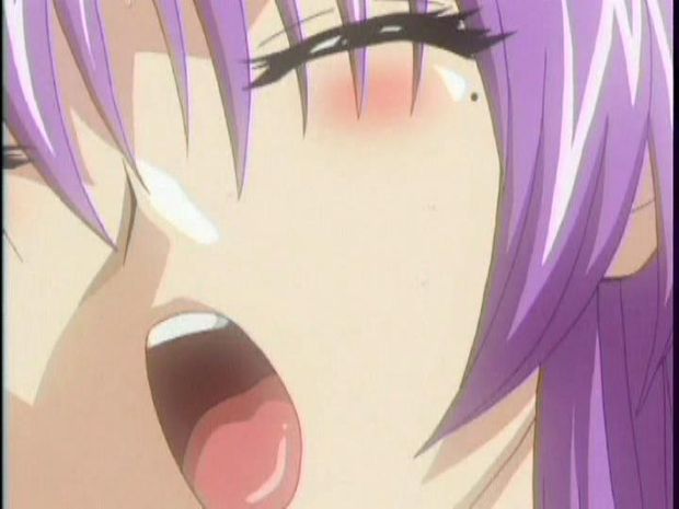 Cute hentai babe's face