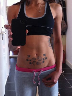 Amazing selfshot picture with a hot fit body