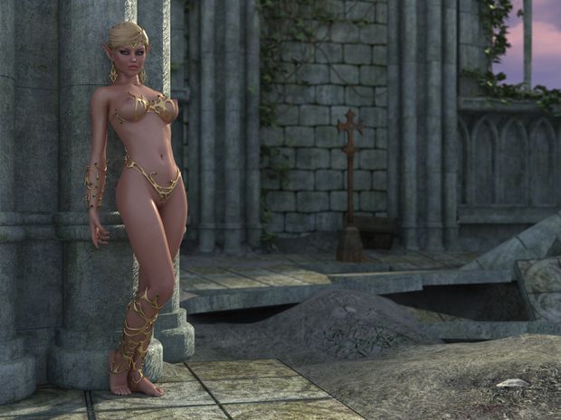 Amazing blonde fit body in awesome pic