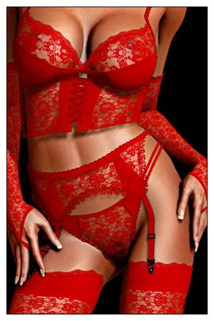 Amazing stockings in this incredible picture