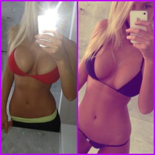 Amazing blonde boobs in this amazing rookie selfshot picture