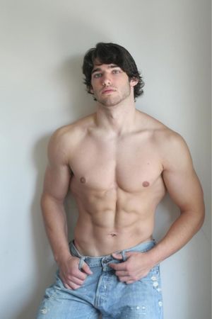 Awesome photo with a superb gay athletic body