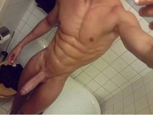 Incredible photo with sexy gay toned body