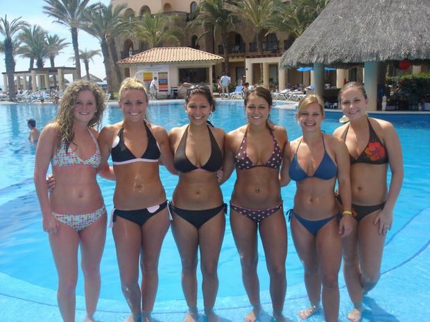Gorgeous brunette teen in this hot wife pic