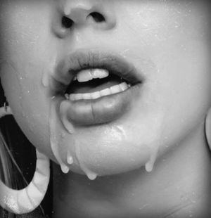 Hot deepthroat cum in the face picture