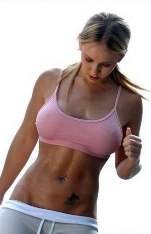 Amazing rookie picture with a amazing blonde toned body