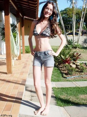 Hot photo with superb ash brown big tits