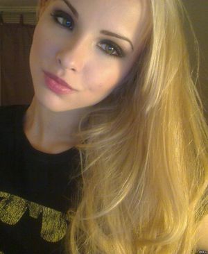 Stunning blonde teen in awesome picture