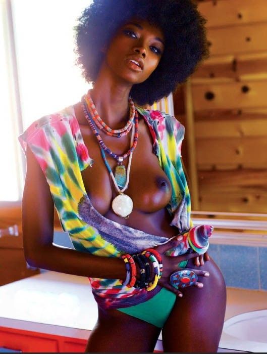 Fabulous ebony in hot picture