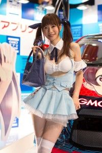 Incredible amateur costume picture with a superb asian rack
