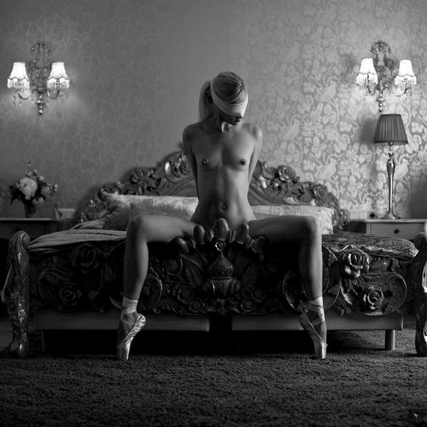 Amazing bondage pic with stunning blonde