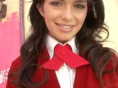 Awesome sex vagina movie with a beautiful brunette teen