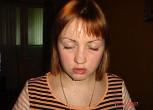 Gorgeous novice in a hot novice money shot photo