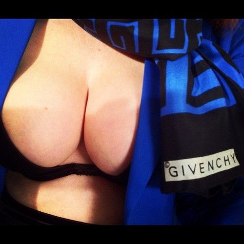 Designer cleavage!