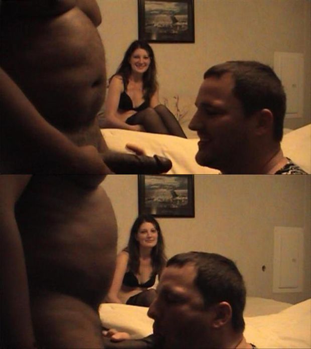 if you want to fuck my wife, you have to fuck my mouth first.