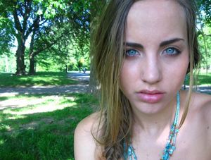 sexy stare by a beautiful girl