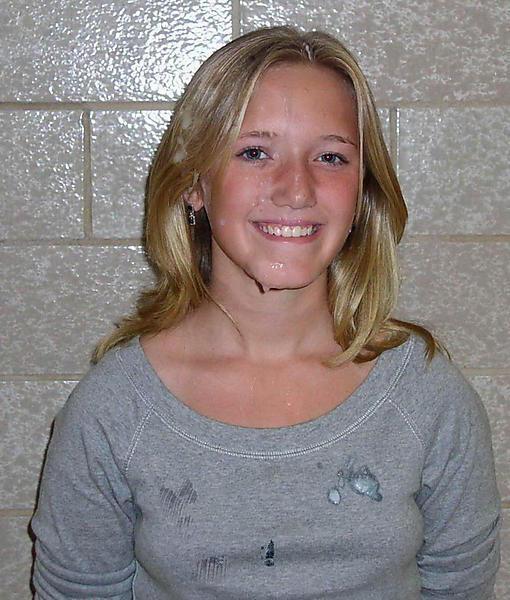 Awesome cum in the face ex-girlfriend picture with a gorgeous teen beginners