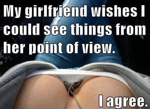 see things from her point of view