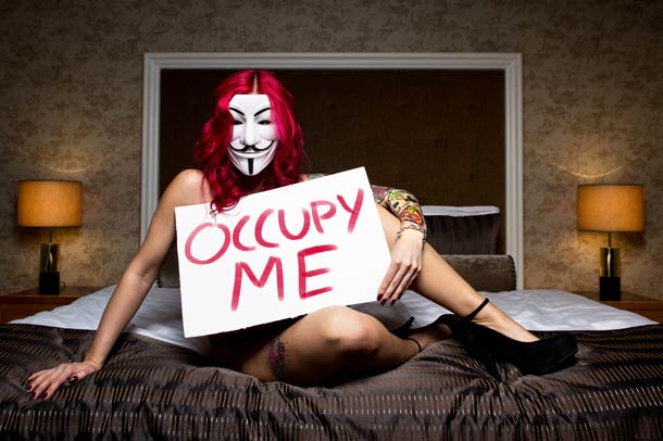 Awesome bdsm humor picture with a lovely emo beginners