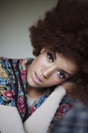 Black red head with freckles?! Love!