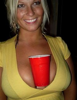 Drunk girls having lots of fun, getting drunk and making out with their friends at parties.