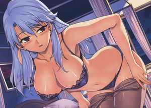 Hot hentai picture featuring sexy hooters lace
