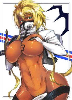 Incredible anime porn photo with stunning blonde