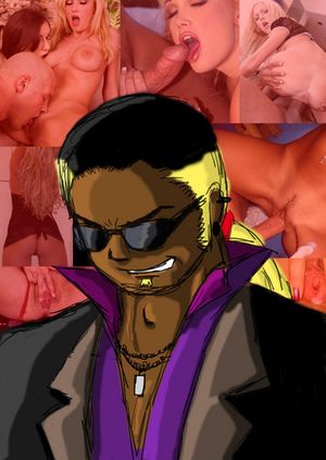 My own profile picture. This is not my real self but he did the artwork