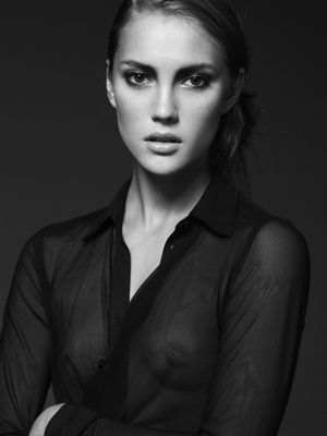 Amazing brunette teen in a awesome photo