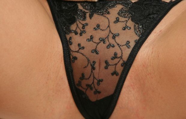Lace Panties Showing Vagina
