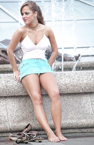 Amazing big tits in a hot panties picture