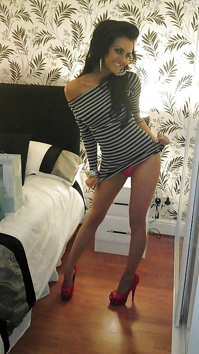 Amazing amateur thong pic with superb brunette teen