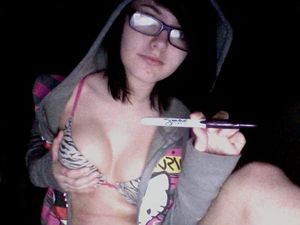 Amazing amateur pic with sexy emo homemade