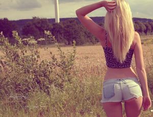 Stunning blonde teen in this hot wife picture