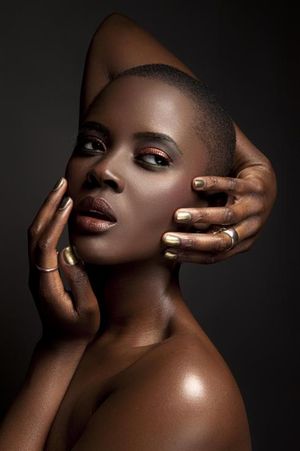 Model, Philomena Kwao