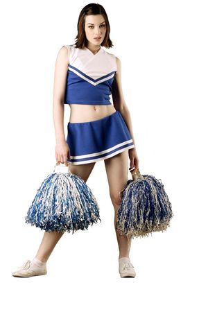 Perfect cheerleader attitude.